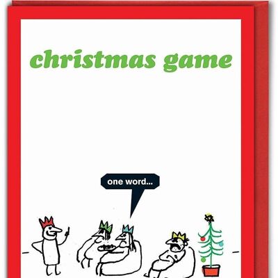 Cartolina di Natale del gioco di Natale