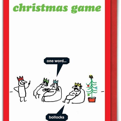 Jeu de Noël Carte de Noël