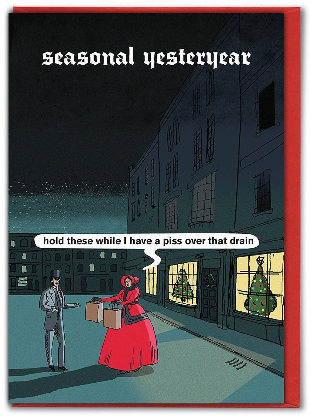 Biglietto natalizio stagionale di ieri Yes