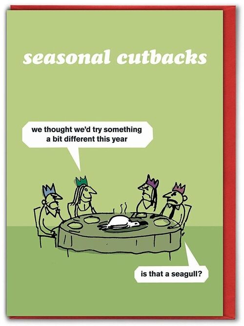 Seagull Cutbacks Christmas Card