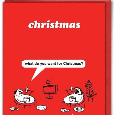 Magenband-Weihnachtskarte