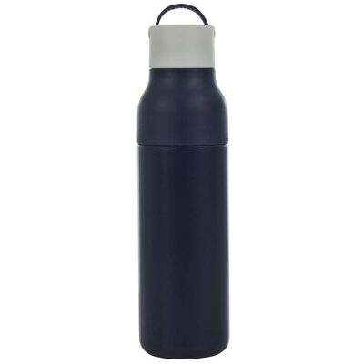 Active Water Bottle 500ml  - Indigo & White