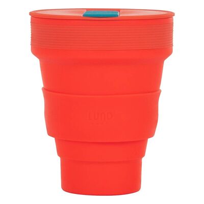 Collapsible cup 350ml - Coral