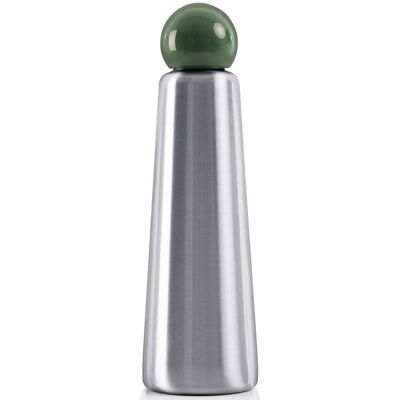 Skittle Adventure Water Bottle 750ml - Stainless Steel & Khaki