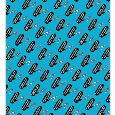 Drive By Gift Wrap **Pack of 2 Sheets Folded**