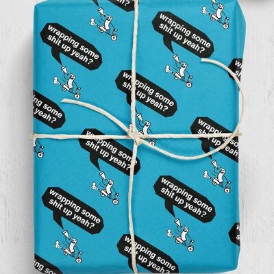 Papel de regalo Drive By **Paquete de 2 hojas plegadas**