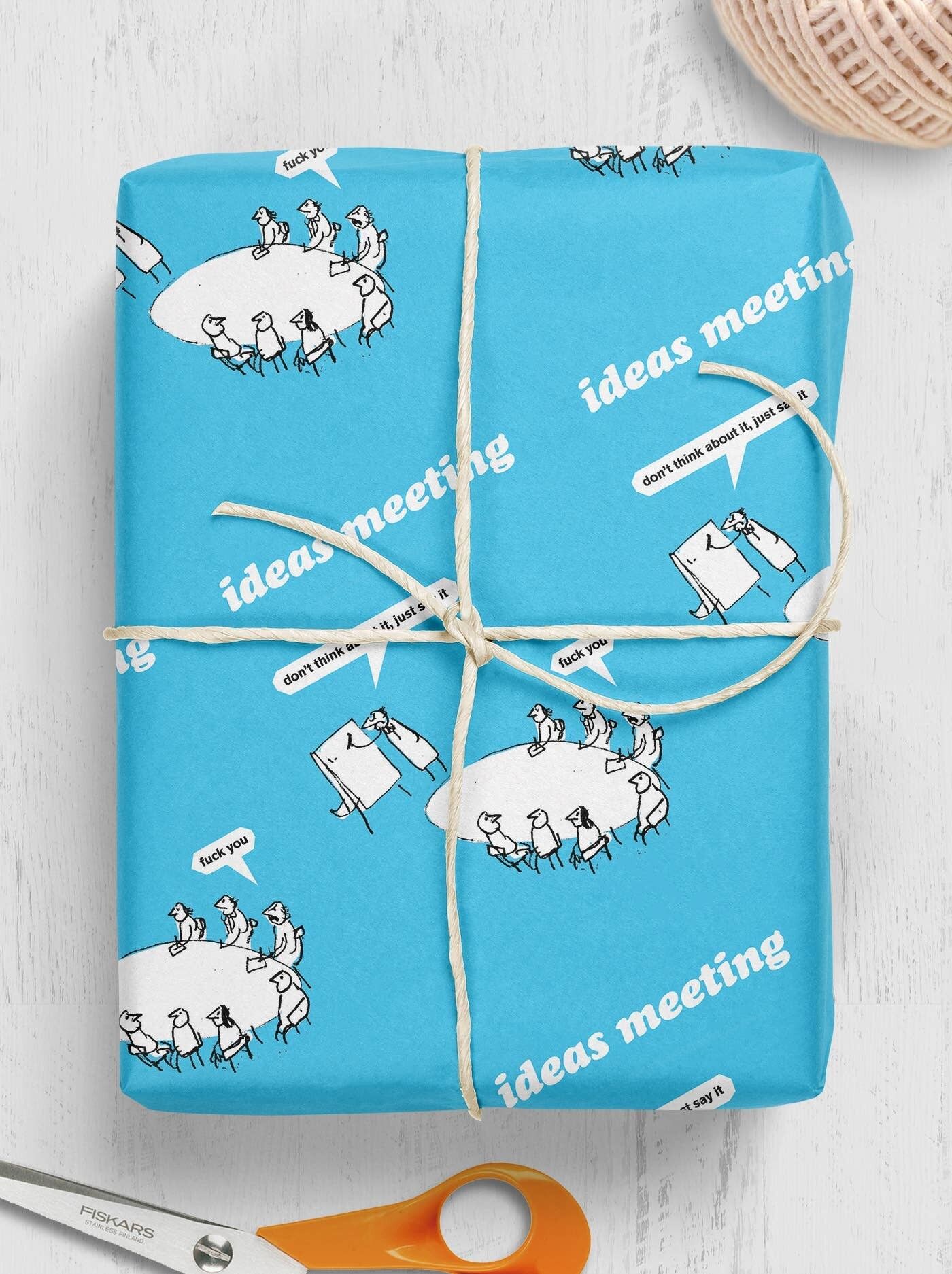 Ideas Meeting Geschenkpapier **Packung mit 2 Bögen gefaltet**