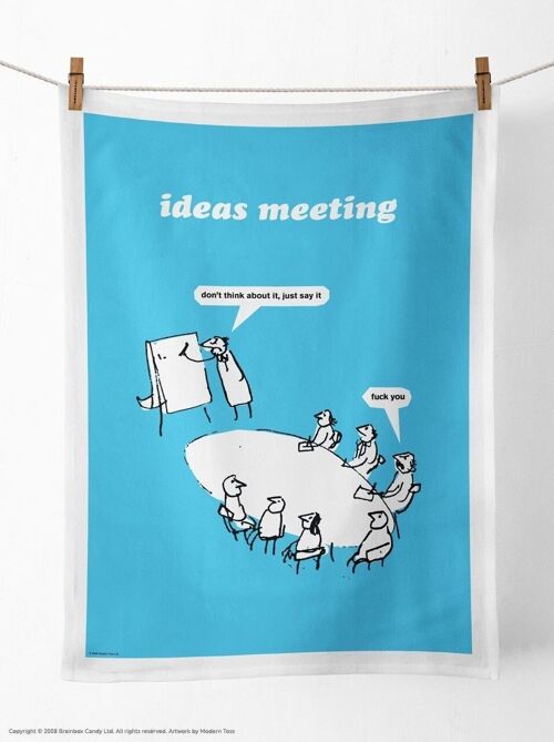Ideas Meeting Tea Towel