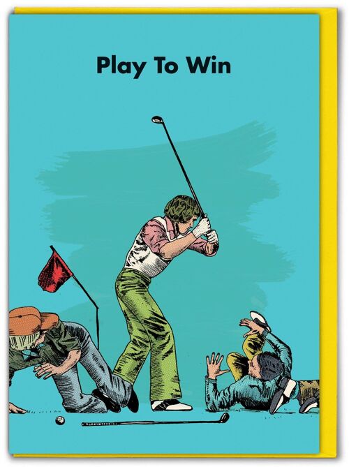 Funny Play To Win Card by Modern Toss
