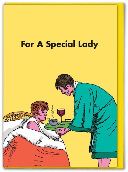 Funny For A Special Lady Card by Modern Toss