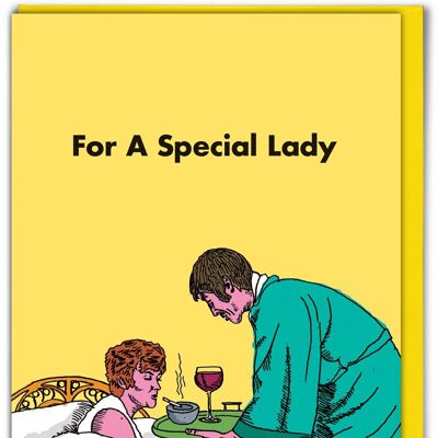 Funny For A Special Lady Card by Modern Toss