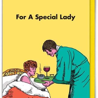 Tarjeta divertida para una dama especial de Modern Toss