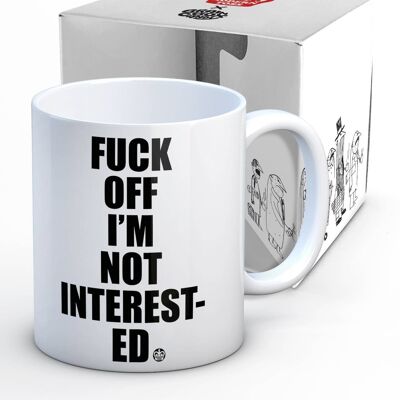 Taza Fuck Off Not Interested Modern Toss