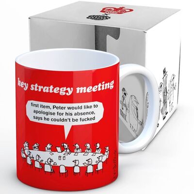 Taza Reunión de estrategia clave