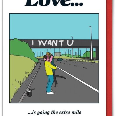 Love Bridge Valentines Card