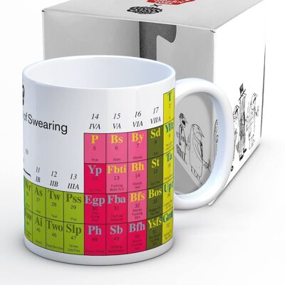 Funny Mug - Periodic Table of Swearing by Modern Toss