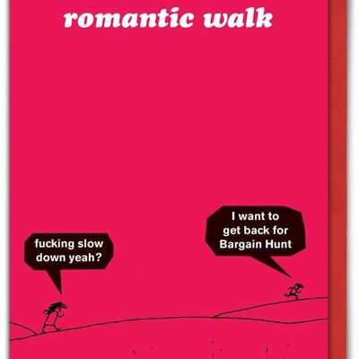 Tarjeta de San Valentín Paseo Romántico
