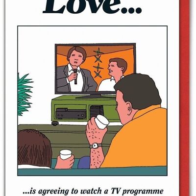 Love Shit TV Valentines Card