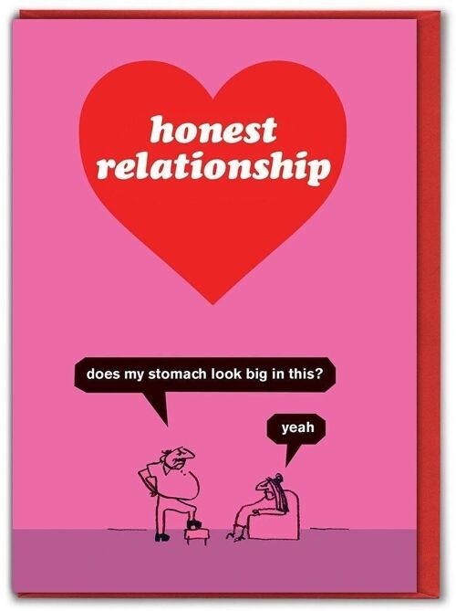 Honest Relationship Valentines Card