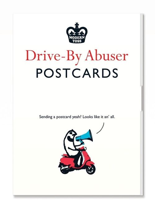 Set of 20 Drive-By Abuser Postcards