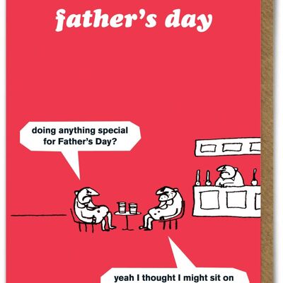Día del padre - ¿Haces algo especial? Tarjeta