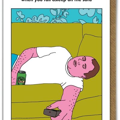 Fathers Day Sofa Card