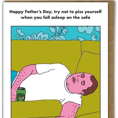 Fathers Day Sofa Card