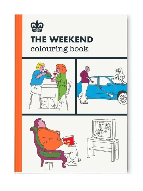 The Weekend A4 Colouring Book