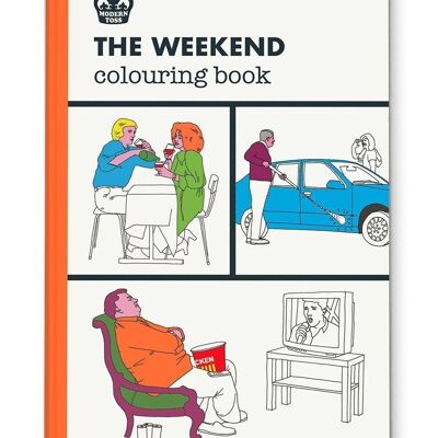 Il libro da colorare A4 del fine settimana
