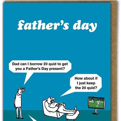 Fathers Day - Borrow 20 Card