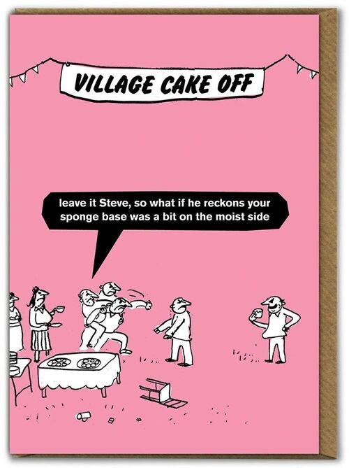 Village Cake Off Card