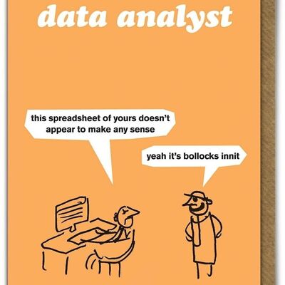 Data Analyst Card