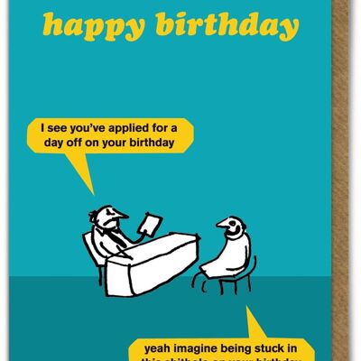 Biglietto per il giorno di compleanno libero