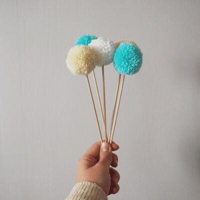 Toppers pompons - Baby shower