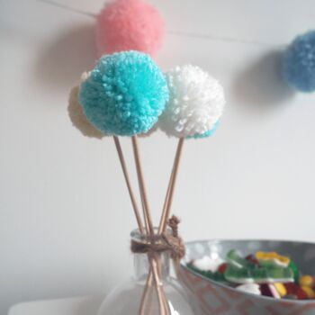 Toppers pompons - Baby shower 2