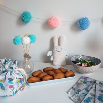 Toppers pompons - Baby shower 3