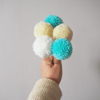 Toppers pompons - Baby shower 4
