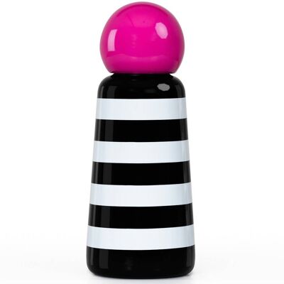 Skittle Water Bottle 300ml  - Stripes & Pink