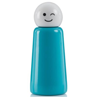 Skittle Water Bottle 300ml - Sky Blue and White Wink