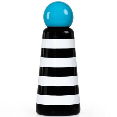 Skittle Water Bottle 500ml  - Stripes & Sky Blue