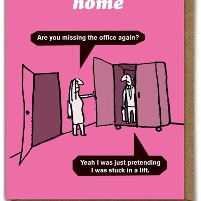 Working From Home Lift Card