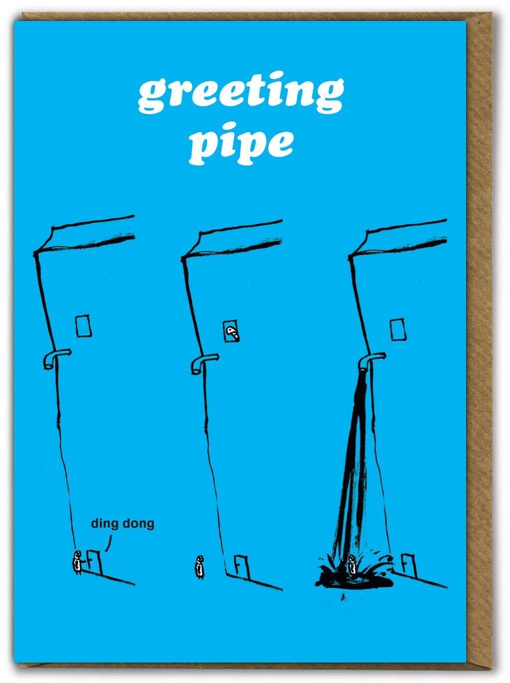 Biglietto di auguri per pipa