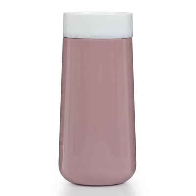 Travel Mug 240ml - Pink & White