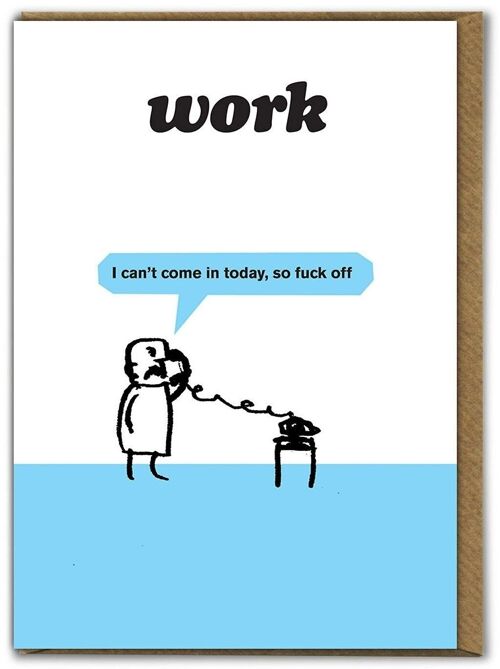 Work Fuck Off Card