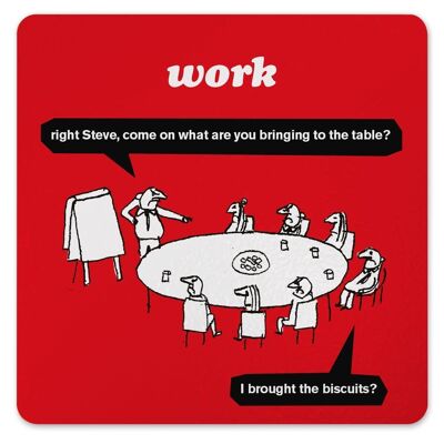 Sottobicchiere da lavoro
