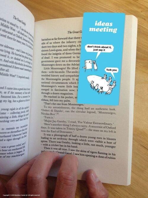 Ideas Meeting Magnetic Bookmark
