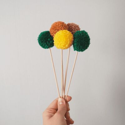 Pom Pom Toppers - Forest