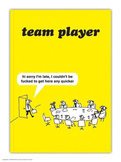 Team Player A6 Notebook