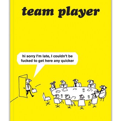 Team Player A6 Notebook