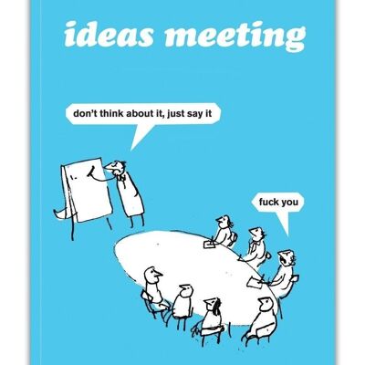 Ideen-Meeting A6 Notizbuch